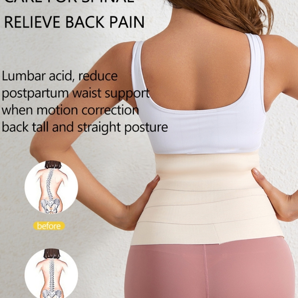 New Cream Posture Support Waist Trainer